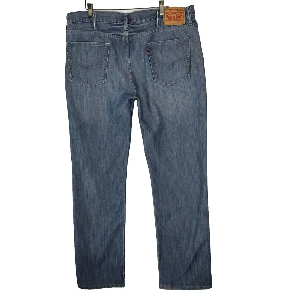 Men's Levi's 514 Straight Leg‎ Jeans Blue Jeans Size 38 x 33